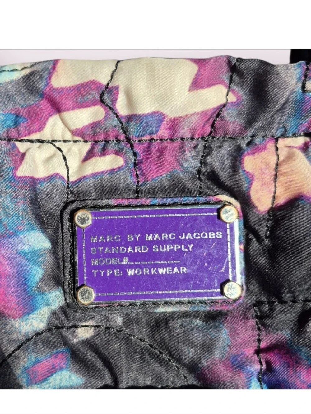 Marc by Marc Jacobs Eliz-A-Baby Printed Nylon Diaper Bag/Eliza Tote Shoulder Bag